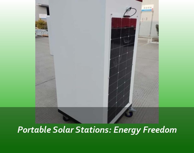 Portable Solar Stations: Energy Freedom
